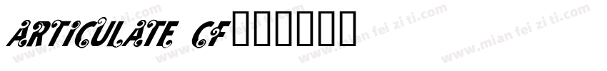 Articulate CF字体转换
